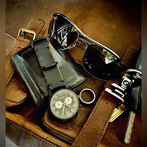 Tsovet SVT DE-40 Black Chronograph Men's Watch